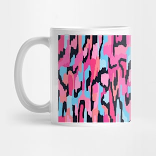 Color Pops Pink Abstract Art Mug